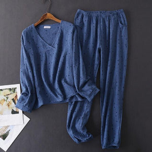 Dominic Pajamas cotton sets Sleepweardarlings Blue XL 