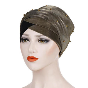 Muslim Women Hijab Elastic Turban Hat