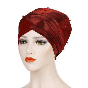 Muslim Women Hijab Elastic Turban Hat