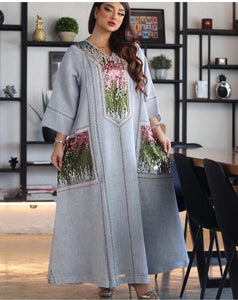 Muslim Dress Luxury High Class  Embroidery