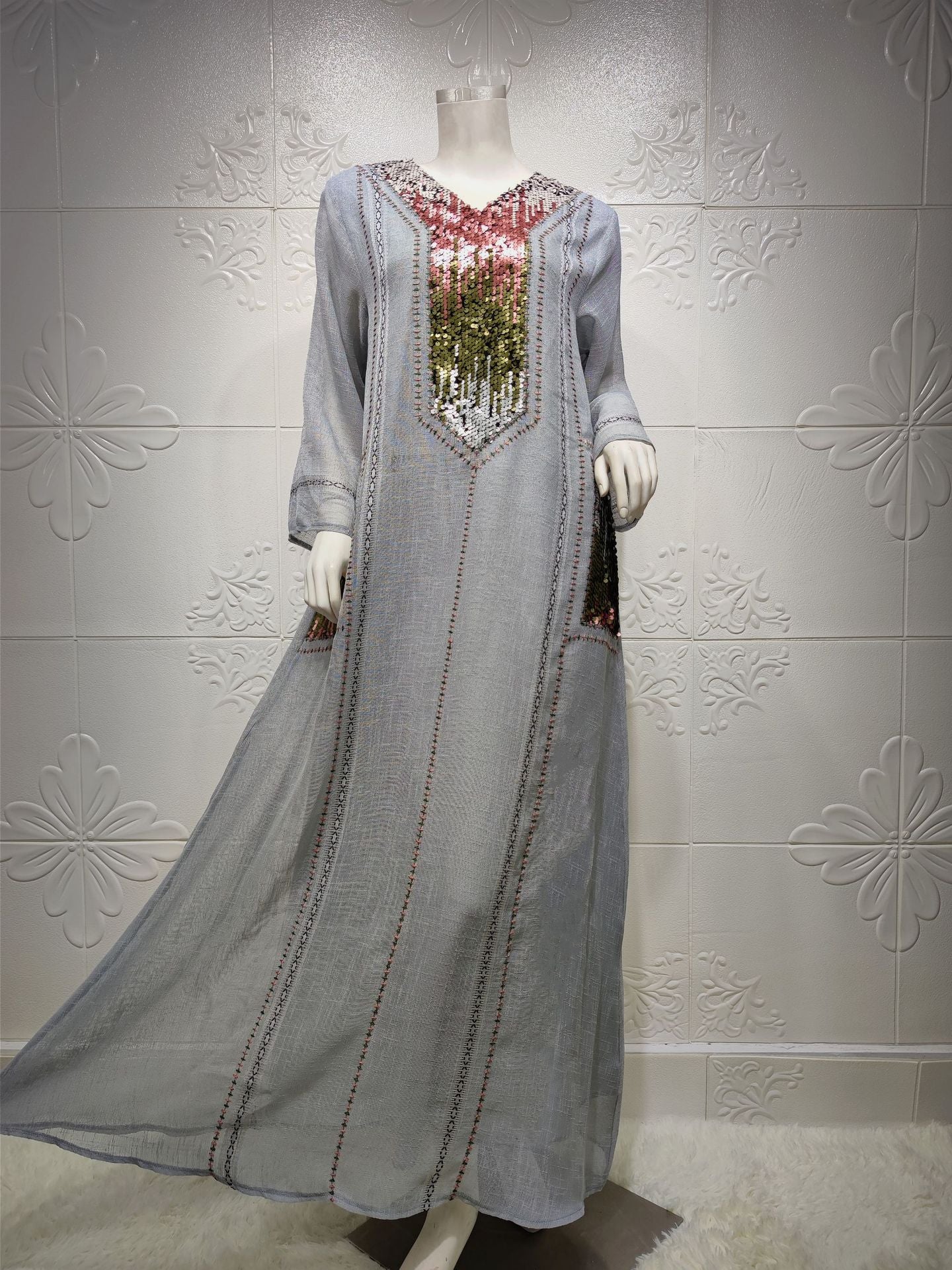 Muslim Dress Luxury High Class  Embroidery