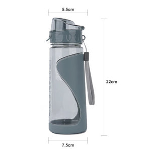 Sports Water Bottles Gym Leak-proof Drop-proof Portable Shaker BPA Free