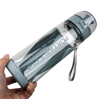 Sports Water Bottles Gym Leak-proof Drop-proof Portable Shaker BPA Free