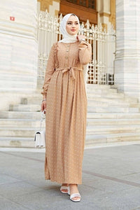 Dress Pıt Pıt Pattern Muslim Sets Fashion